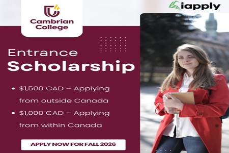 Fall 2026 Intake Open - Apply and secure your Cambrian College Entrance Scholarship!